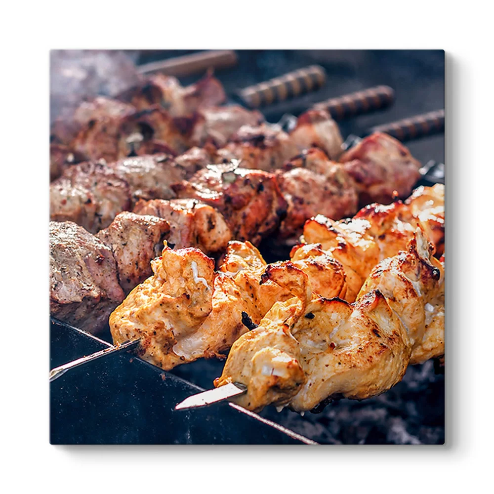 Izgarada Kebap Tablosu - Model 3